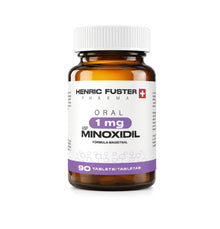 Minoxidil 1 mg con 90 tabletas para 3 meses de tratamiento