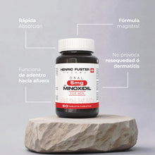 Minoxidil 5 mg con 60 tabletas para 2 meses de tratamiento