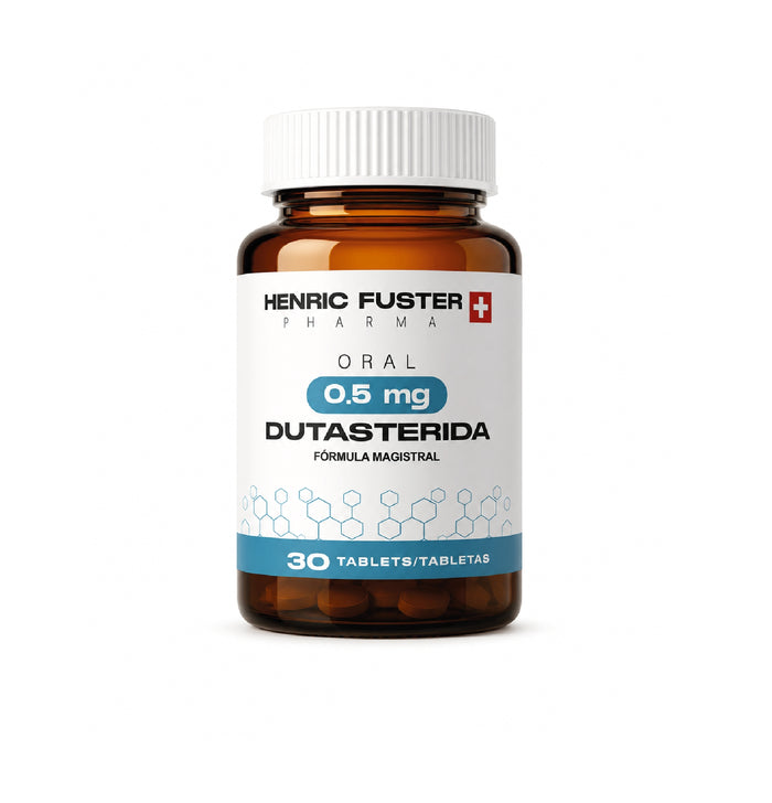 Dutasterida 0.5 mg con 30 tabletas tratamiento para 30 dias